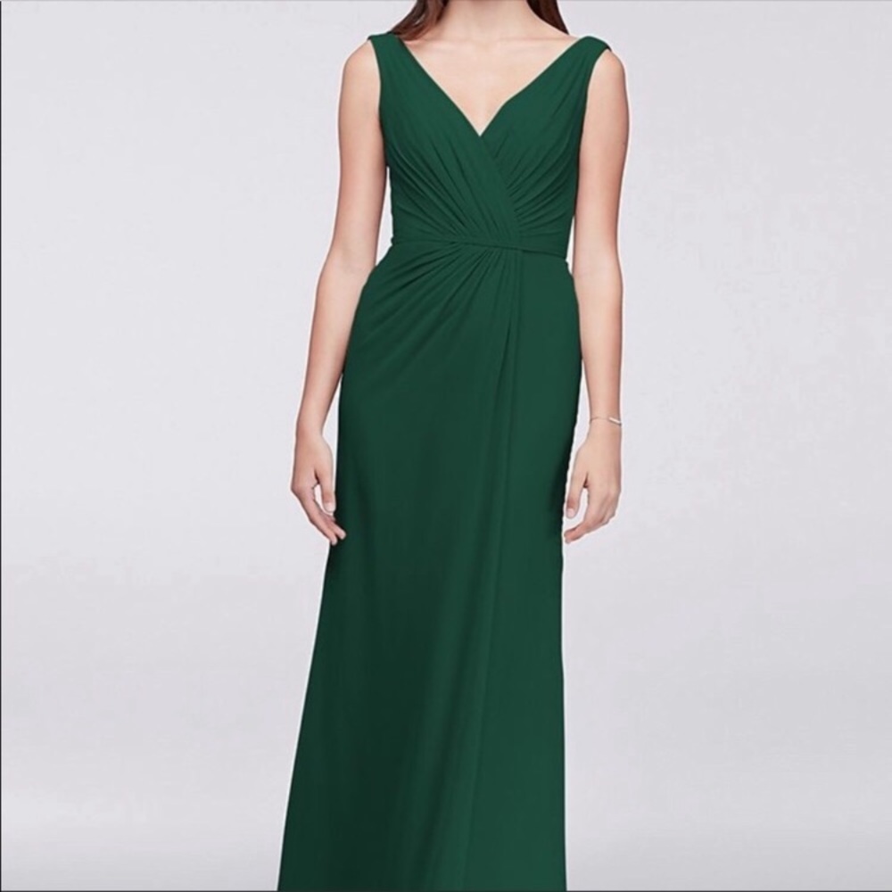 David’s Bridal Chiffon Bridesmaid Dress Juniper
